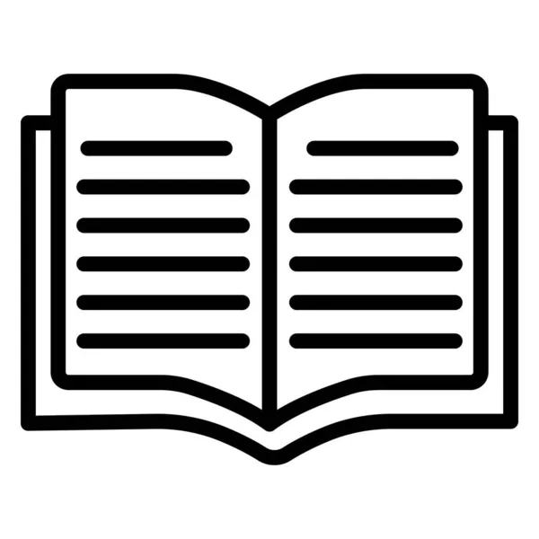 Βιβλίο Μεμονωμένο Εικονίδιο Διάνυσμα Που Μπορεί Εύκολα Τροποποιήσει Επεξεργαστεί — Διανυσματικό Αρχείο
