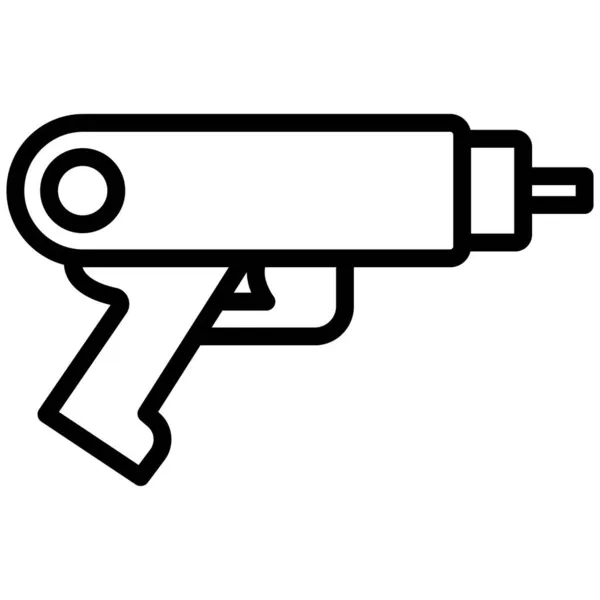Изолированный Векторный Значок Игрушечного Пистолета Который Легко Изменять Редактировать — стоковый вектор
