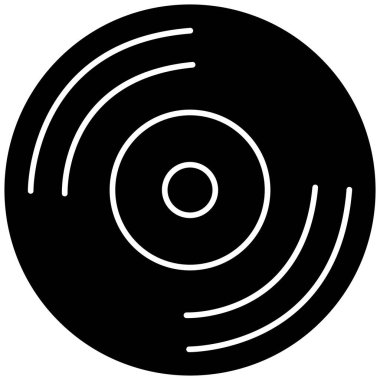 Kolayca düzenleyebilen veya düzenleyebilen Cd İzole Vektör simgesi