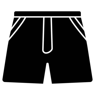 Kolayca değiştirebilen ya da düzenleyebilen kısa elbise izole edilmiş Vektör simgesi