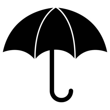 Kolayca değiştirebilen veya düzenleyebilen Şemsiye İzole Vektör simgesi