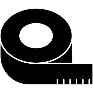 Kolayca değiştirilebilen veya düzenlenebilen izole edilmiş vektör simgesini bantla