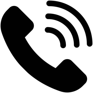 Kolayca düzenleyebilen ya da düzenleyebilen izole edilmiş telefon vektörü simgesi