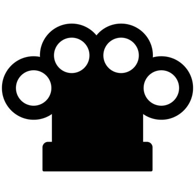 Knuckles izole Vektör simgesi kolayca düzenleyebilir veya değiştirebilir