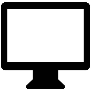 LCD Ekranı İzole Edilmiş Vektör icoLCD Ekranı, Tv, ekran, lcd, monitör, televizyon, monitör, Ekran, TV, Bilgisayar, Öncü, Aygıt, Masaüstü, Onlinen kolaylıkla düzenleyebilen ve düzenleyebilen