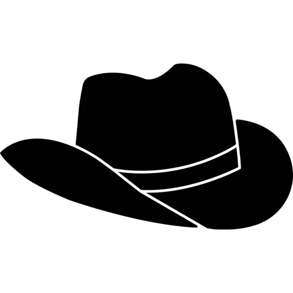 Sombrero Icono Vector Aislado Que Puede Modificar Editar Fácilmente — Vector de stock