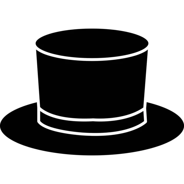 Sombrero Icono Vector Aislado Que Puede Modificar Editar Fácilmente — Vector de stock