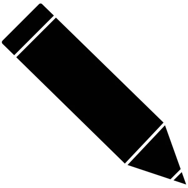 Pen隔离向量图标 可以很容易地修改或编辑 — 图库矢量图片