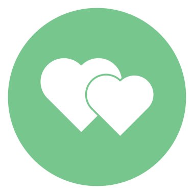 Kolayca değiştirebilen veya düzenleyebilen Kalp İzole Vektör simgesi