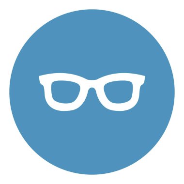 Gözlük İzole Vektör simgesi kolayca düzenleyebilir ya da değiştirebilir