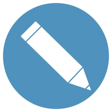 Kolayca düzenleyebilen ve düzenleyebilen kalem izole edilmiş Vektör simgesi