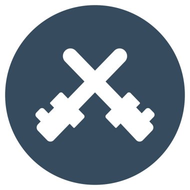 Işın kılıcı izole edilmiş Vektör simgesi kolayca değiştirilebilir ya da düzenlenebilir