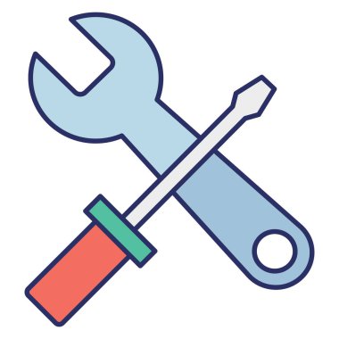 Kolayca değiştirebilen ya da düzenleyebilen izole edilmiş vektör simgesi