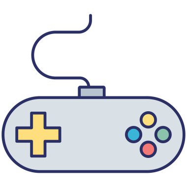 Oyun denetleyici Kolayca düzenleyebilen ya da düzenleyebilen izole edilmiş Vektör simgesi