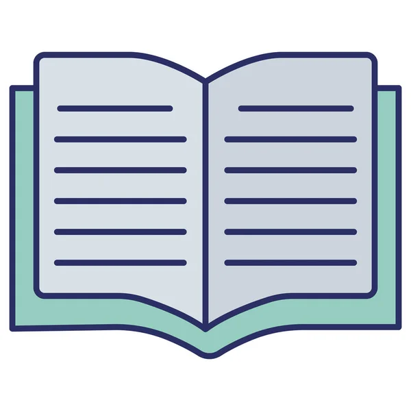 Libro Icono Aislado Del Vector Que Puede Modificar Editar Fácilmente — Vector de stock