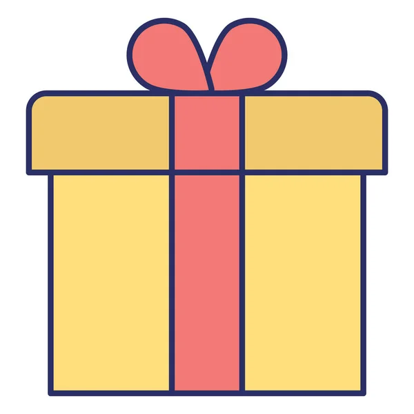 Κουτί Δώρου Μεμονωμένο Εικονίδιο Διάνυσμα Οποίο Μπορεί Εύκολα Τροποποιήσει Επεξεργαστεί — Διανυσματικό Αρχείο