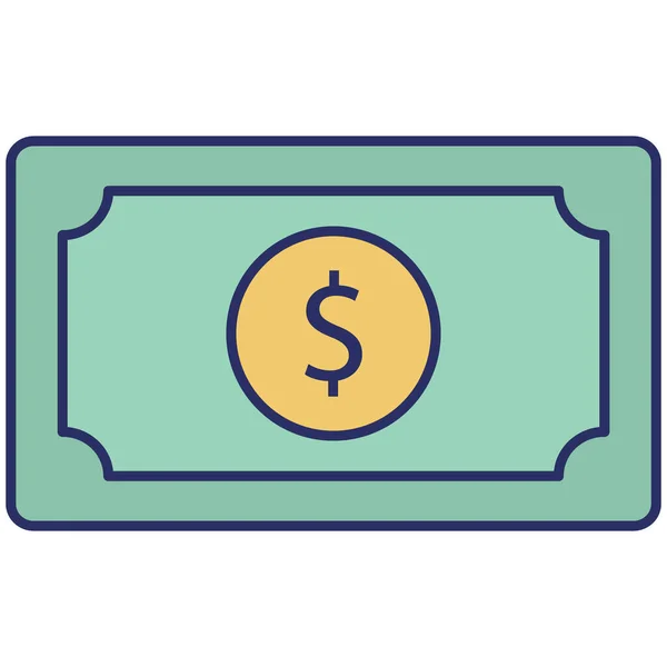 Cash Isolated Vector Icon Which Can Easily Modify Edit — Stock Vector