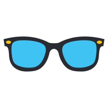 Gözlük İzole Vektör simgesi kolayca düzenleyebilir ya da değiştirebilir