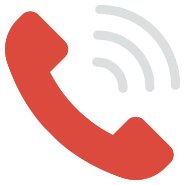 Kolayca düzenleyebilen ya da düzenleyebilen izole edilmiş telefon vektörü simgesi