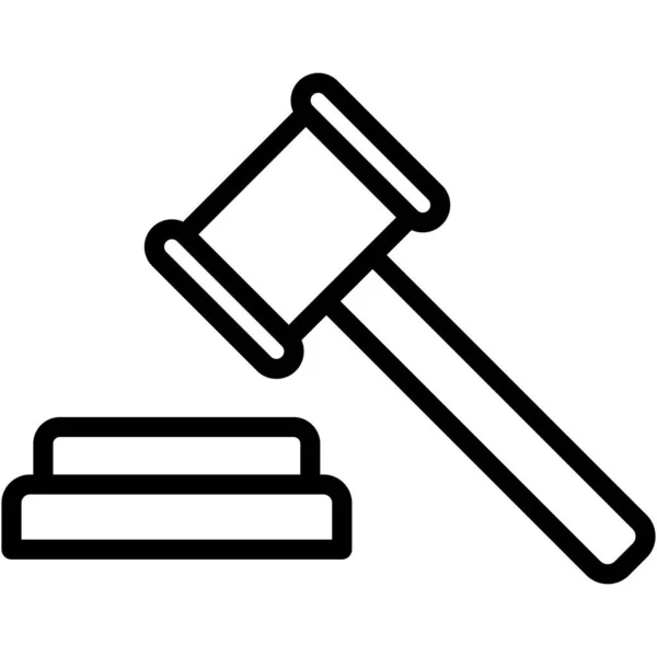Icono Del Vector Aislado Ley Que Puede Modificar Editar Fácilmente — Archivo Imágenes Vectoriales