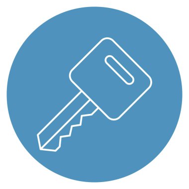 Anahtar izole vektör simgesi hangi kolayca düzenlemek veya değiştirmek