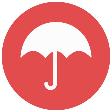 Kolayca değiştirebilen veya düzenleyebilen Şemsiye İzole Vektör simgesi