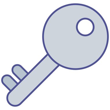 Anahtar izole vektör simgesi hangi kolayca düzenlemek veya değiştirmek