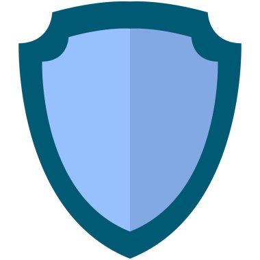 Kolayca düzenleyebilen ve düzenleyebilen yalıtılmış vektör simgesini kalkanla