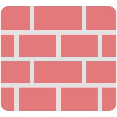 Kolayca değiştirebilen ya da düzenleyebilen Güvenlik Duvarı İzole Vektör simgesi