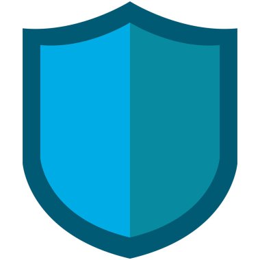 Kolayca düzenleyebilen ve düzenleyebilen yalıtılmış vektör simgesini kalkanla