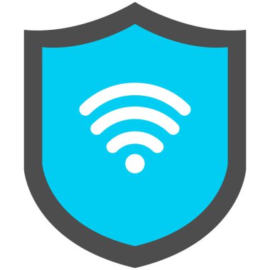 İnternet güvenliği izole edilmiş vektör simgesi kolayca değiştirilebilir ya da düzenlenebilir