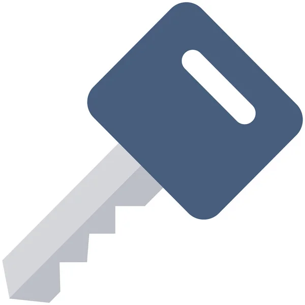 Sleutel Geïsoleerde Vector Icon Die Gemakkelijk Kunnen Wijzigen Bewerken — Stockvector