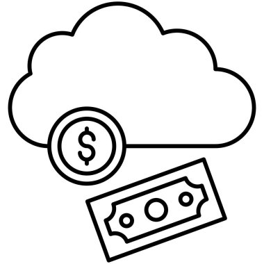 Kolayca düzenleyebilen ya da düzenleyebilen Bütçe İzole Vektör simgesi