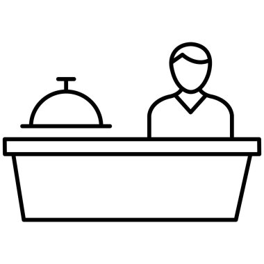 Kolayca değiştirilebilen ya da düzenlenebilen izole edilmiş vektör simgesini sandığa koy