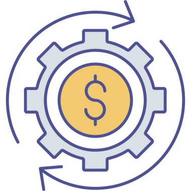 Kolayca düzenleyebilen ya da düzenleyebilen Bütçe İzole Vektör simgesi