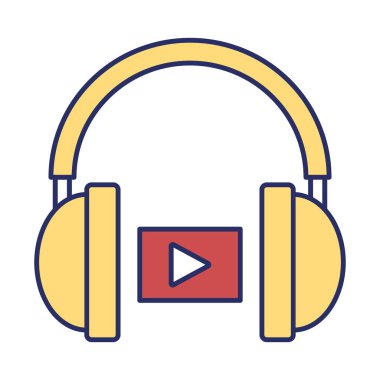 Kolayca Düzenleyebilen veya Düzenleyebilen Ses Öğrenme vektörü simgesi 