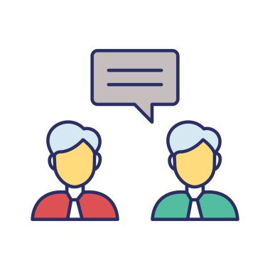 Kolayca değiştirilebilen ya da düzenlenebilen iletişim vektörü simgesi 