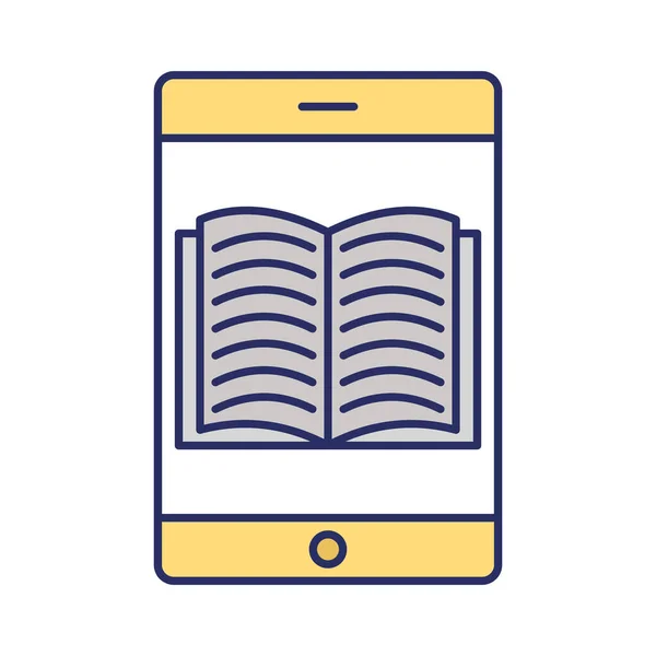 Mobile Book Vector Icon Which Can Easily Modify Edit — Foto de Stock