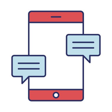 Kolayca düzenleyebilen çevrimiçi sohbet vektör simgesi 