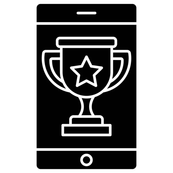 Online Trophy Which Can Easily Modify Edit — Stock Photo, Image