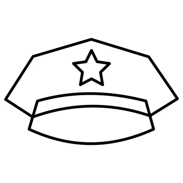 Police Cap Which Can Easily Modify Edit — Stockfoto