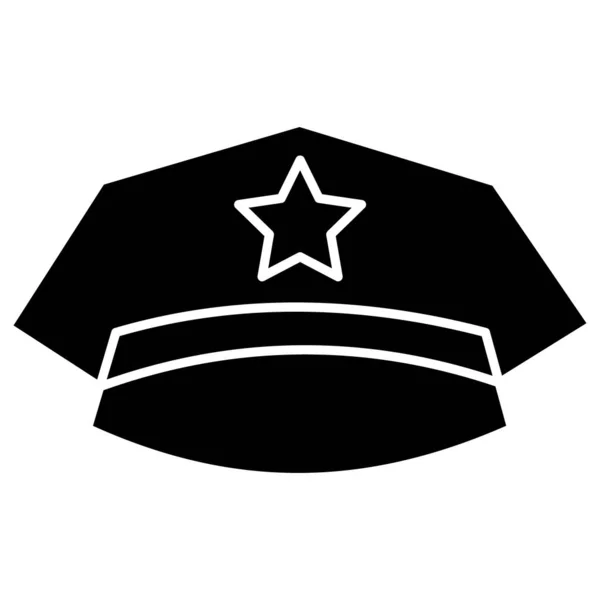 Police Cap Which Can Easily Modify Edit — Stockfoto