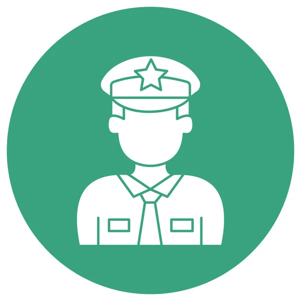 Policeman Which Can Easily Modify Edit — 图库照片