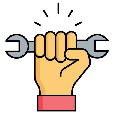 American flag  Isolated Vector Icon