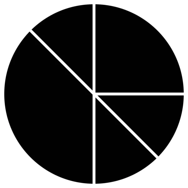 Pie Chart Which Can Easily Modify Edit —  Fotos de Stock