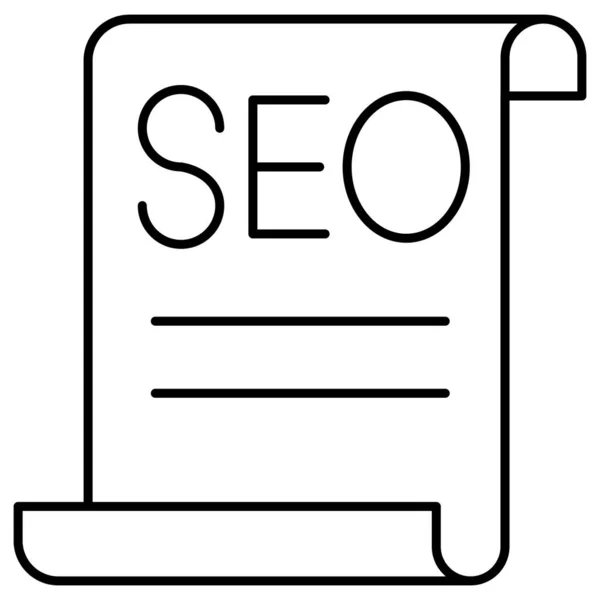 Seo Report Which Can Easily Modify Edit — 图库照片