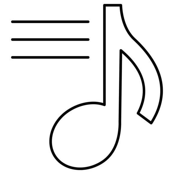 Eighth Note Which Can Easily Modify Edit — Stock Photo, Image
