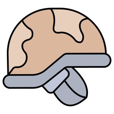 Kolayca değiştirebilen veya düzenleyebilen asker miğferi