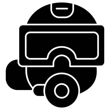 Scuba maskesi kolayca değiştirilebilir ya da düzenlenebilir