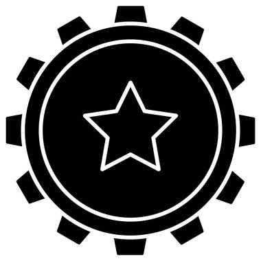 Kolayca düzenleyebilen ya da düzenleyebilen Yıldız Rozeti